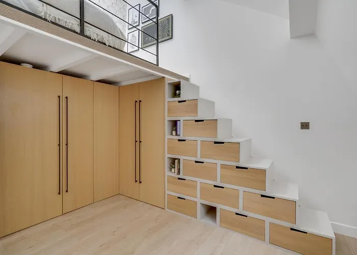 Amazing Historical Parisien Loft Next To Louvre Area-4 Apartmán Paříž
