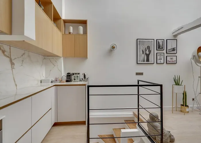Apartmán Amazing Historical Parisien Loft Next To Louvre Area-4 *